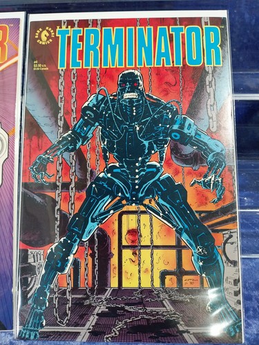 Dark Horse Comics En estado bastante bueno/casi nuevo 1990 The Terminator 1st Mini Series 1 2 3 4 Completo - Imagen 5 de 5