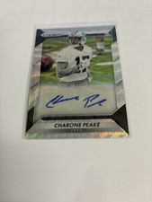 2016 Panini Prizm Blue Wave Autograph Charone Peake (081/149)
