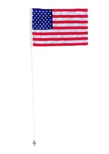 Desert Flag With 3.5' Pole Motorcycle ATV UTV DIRT BIKE dunes whip & Hardware