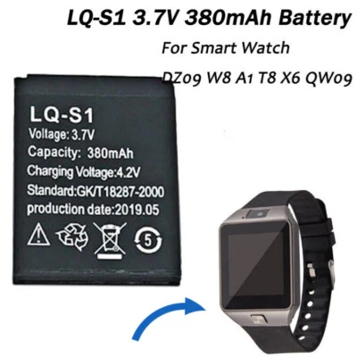 JLK SmartWatch Battery DZ09 | LQ-S1 smart watch battery and similar | Spain