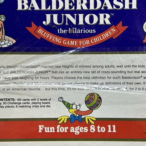 Balderdash Junior The Hilarious Bluffing Game for Children Fun 1991 De colección ¡NUEVO! - Imagen 10 de 24
