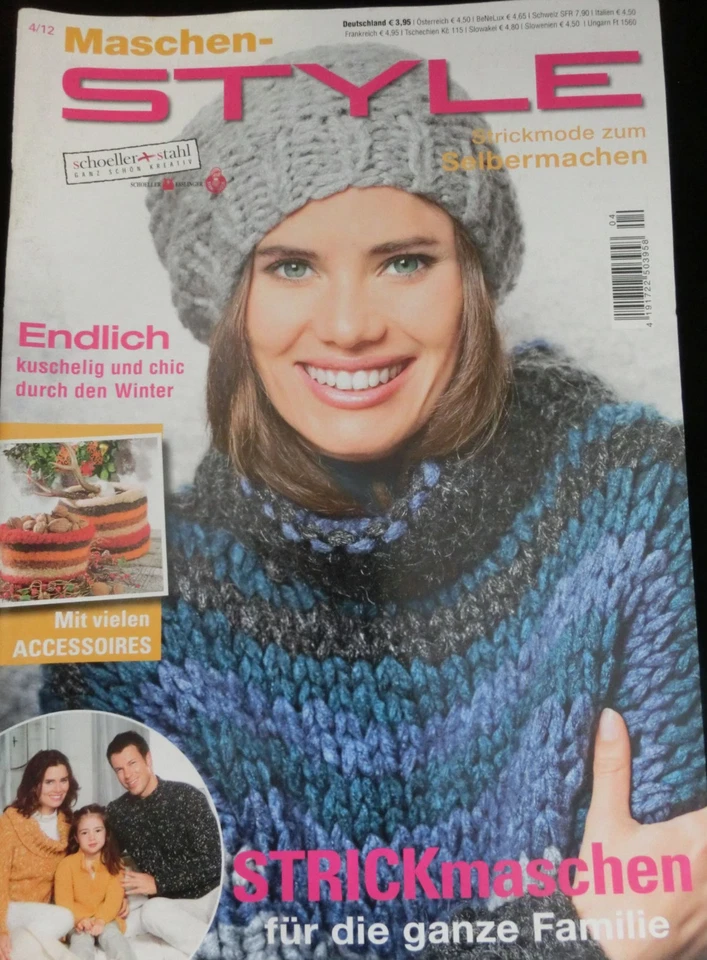 Maschen-Style 4/12: Strickmaschen  für die ganze Familie,viele Accessoires #7013 - Bild 1 von 4