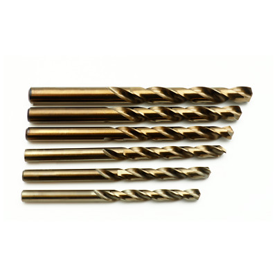 HSS Spiralbohrer DIN 338 Metallbohrer Edelstahlbohrer cobaltlegiert   1mm - 13mm