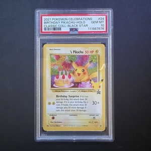 Psa 10 Birthday Pikachu | eBay