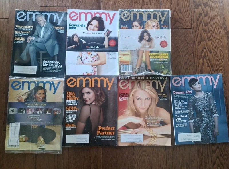 Lot Of 7 Emmy Magazine 2012