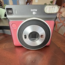 Fujifilm Instax SQ6 Instant Camera with leather Strap