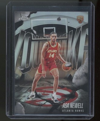 Asa Newell 2025-26 Topps Chrome Youthquake Refractor Rookie Card #YQ-14