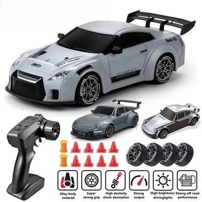 RC Drift Car 1:24 Car 4WD 20KM/H Race Sport Car with Lights Extra Drifting Tire