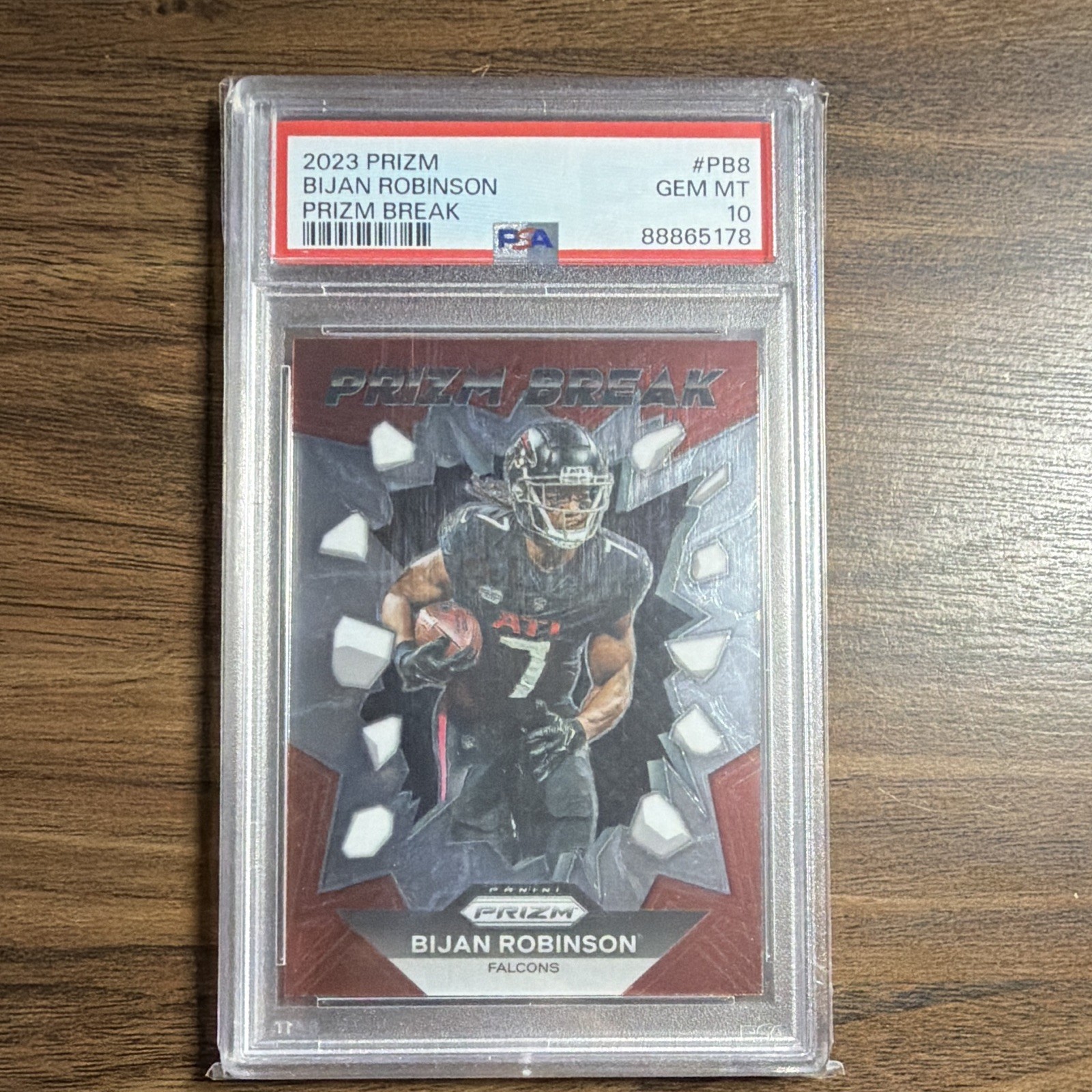 Bijan Robinson Panini Prizm Break #PB8 Base