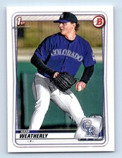 2020 Bowman Draft Sam Weatherly Colorado Rockies #BD-109