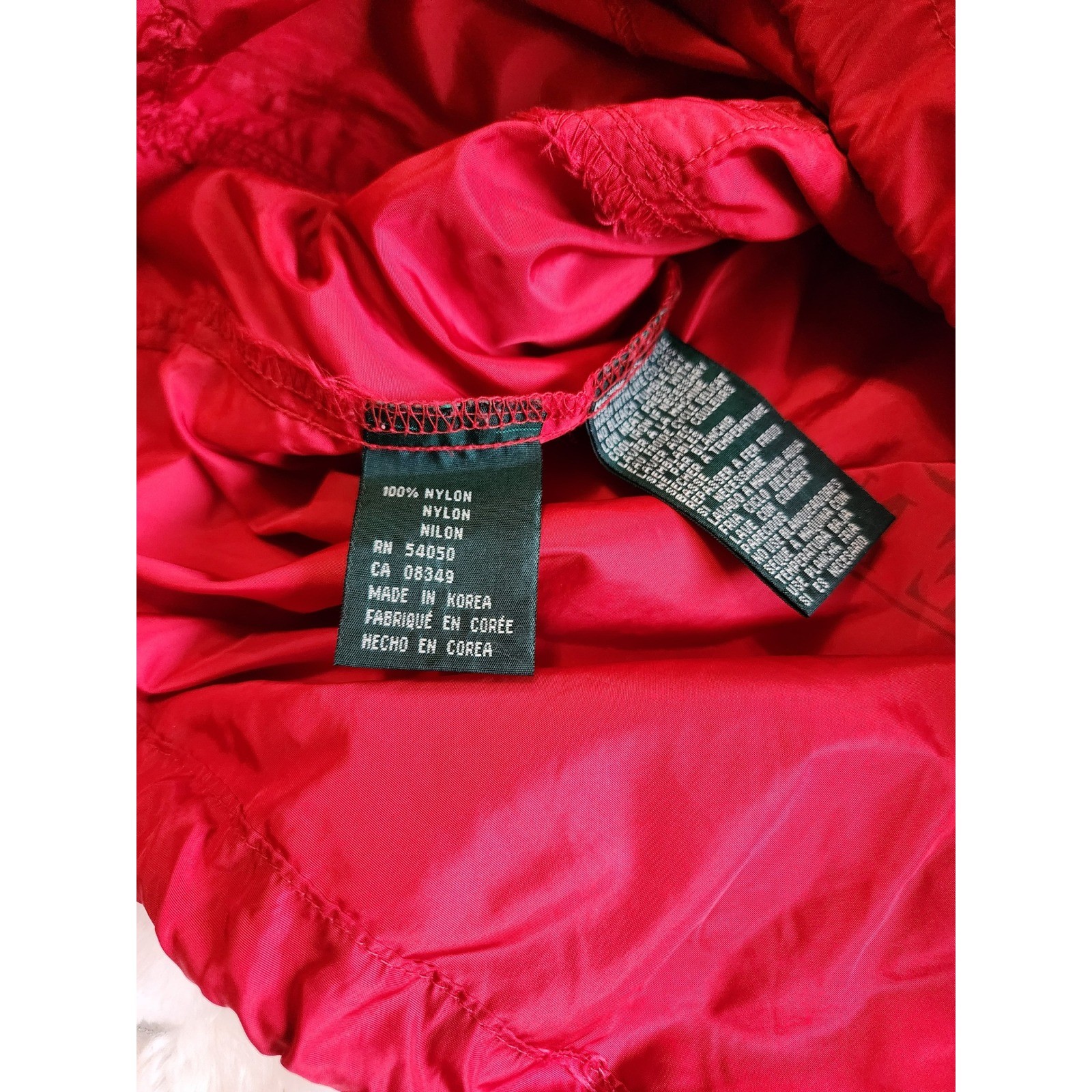 Ralph Lauren Windbreaker Jacket Red Sailing Boat Print Pullover Hoodie thumbnail 5