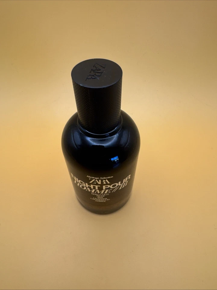 ZARA NIGHT POUR HOMME III 3.4 oz (100 ml) EDP Mens Spray Cologne Full  NWOB - Image 2 of 4