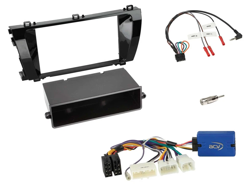 JVC USB Bluetooth Lenkrad DAB 2DIN Autoradio für Toyota Corolla E170 2014-2017 s - Bild 3 von 4