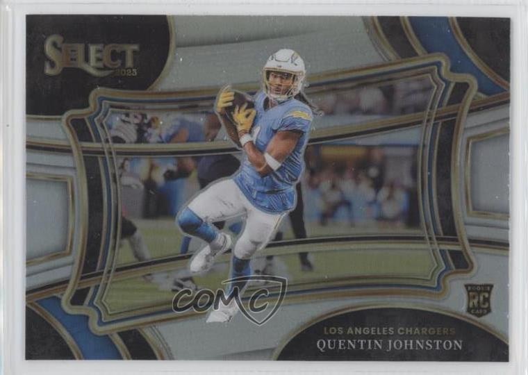 2023 Panini Select Field Level Silver Prizm Quentin Johnston #353 4z8