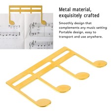 Sheet Music Clip Metal Note Pattern Delicate Music Book Clip Page Holder