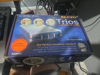 Trios RX-910T6 Hard Drive Sector Triple Boot 3-in-1 Ultra ATA 66/100 Romtec IDE