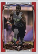 2014 Topps Chrome Red Refractor 18/25 Pierre Desir #189 2g0