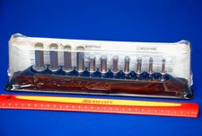 Snap-On NEW 11 Pc 3/8" Drive Metric Standard Hex Bit Socket Set 4-14 mm 211EFAMY