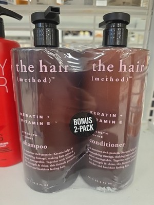 2-Pack The Hair Method ~ Volumizing Shampoo with Biotin & Collagen 33.8 fl oz