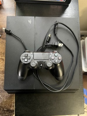 Sony PlayStation 4 PS4 500GB Black Console Gaming System Only CUH-1215A Tested