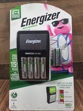 Energizer NiMH Battery Charger 4 AA and 2 AAA Rechargeable Batteries Kit   NEW