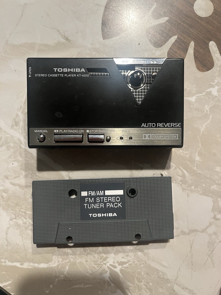 Toshiba KT-AS10 Radio Cassette Player. RADIO WORKS