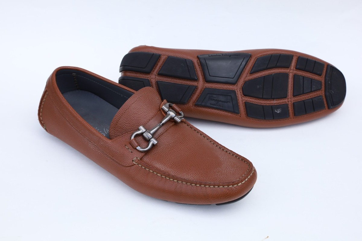 Salvatore Ferragamo Gancini Bit Loafers Drivers Mens Shoes  display picture 3