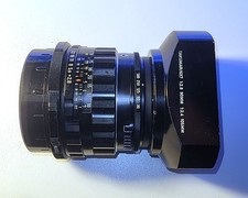 Pentax 6x7 SMC Takumar 90mm f/2.8 LS Lens with Caps, Filter, Hood, Excellent