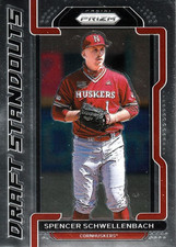 2021 Panini Prizm Draft Picks Standouts Spencer Schwellenbach #DS-SS Nebraska Co