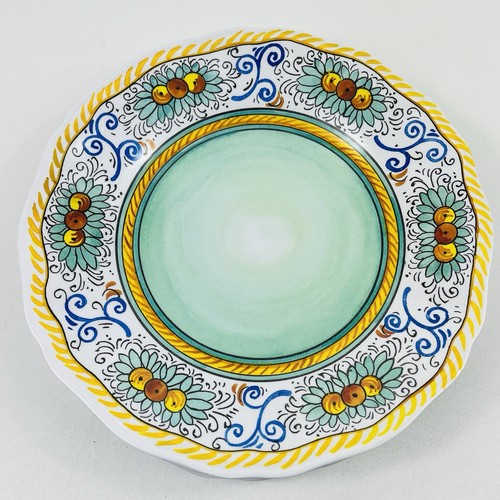 Le Cadeaux Melamine Dinner Plates DAISY 11" NEW With Tags Set of 5 Retired - Picture 2 of 9