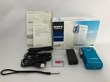Sony HDR-GW77V Handycam Digital HD Video Camera Recorder Waterproof Blue W/Box
