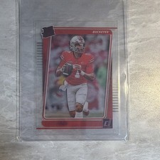 Panini 2023 Chronicles Clearly Donruss Rated Rookie CJ Stroud #27 Ohio State