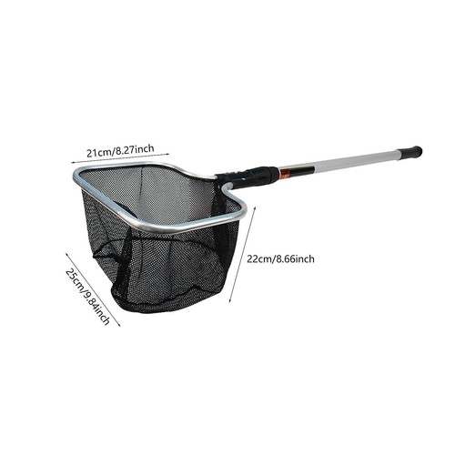 Aquarium Net Fish Landing Net Nonslip Grip Catching Landing Net Retractable - Picture 2 of 6