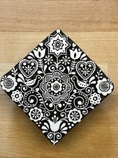 Ornament Holz Stempel Rosenholz Blaudruck Geschnitzt Textilstempel Stoffdruck  