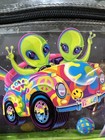 Lisa Frank Vtg Alien zoomer & zorbit Y2K backpack Book Bag Peace School Pencil — photo 7