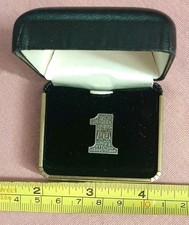 McDonald's #1 Employee Award Lapel Pin Golden Arches 1/10 10K Gold Original Box