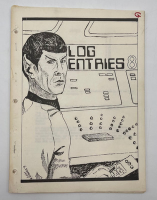 Star Trek TOS Enterprise ''Log Entries'' #8 Gen Fanzine UK First Printing   1977