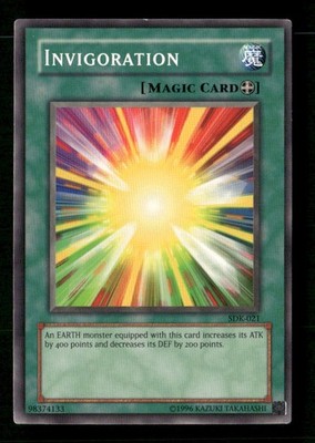 Invigoration #SDK-021 Yugioh