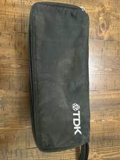 Vintage TDK Case Logic 15 Zippered Cassette Tape Storage Holders