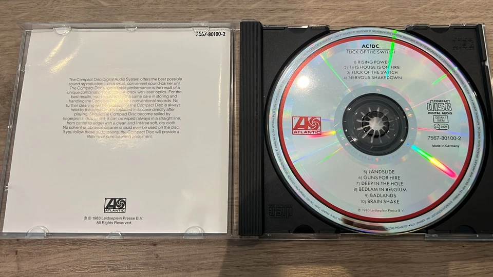 AC/DC - Flick Of The Switch CD - Bild 3 von 4