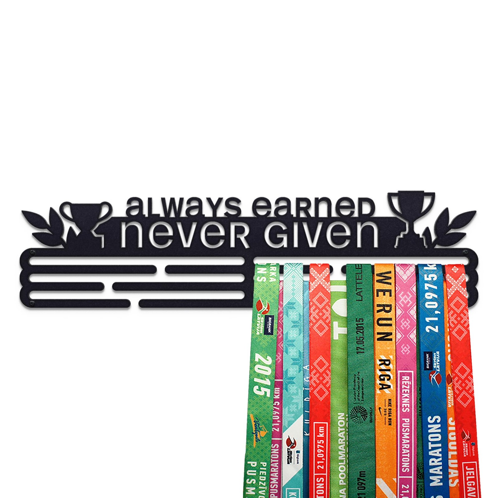 United Medals Always Earned Never Given Sport Porta Medaglie Acciaio - (s1f)