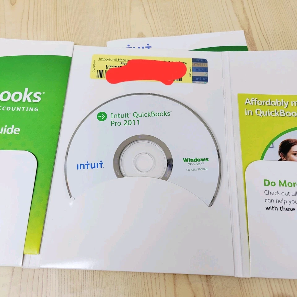 INTUIT QUICKBOOSK PRO 2011 - Windows - Includes License & Product Key - Image 2 of 4