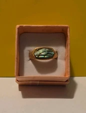 Kendra Scott Gold Abalone Mel Ring Size 7