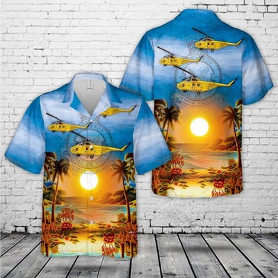 RAF No 202 Squadron Westland Whirlwind HAR10 Hawaiian Shirt Men