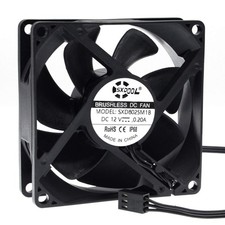 80mm Waterproof Cooling Fan, 80x80x25mm, DC 12V, High Speed, PC, Cooler, Case