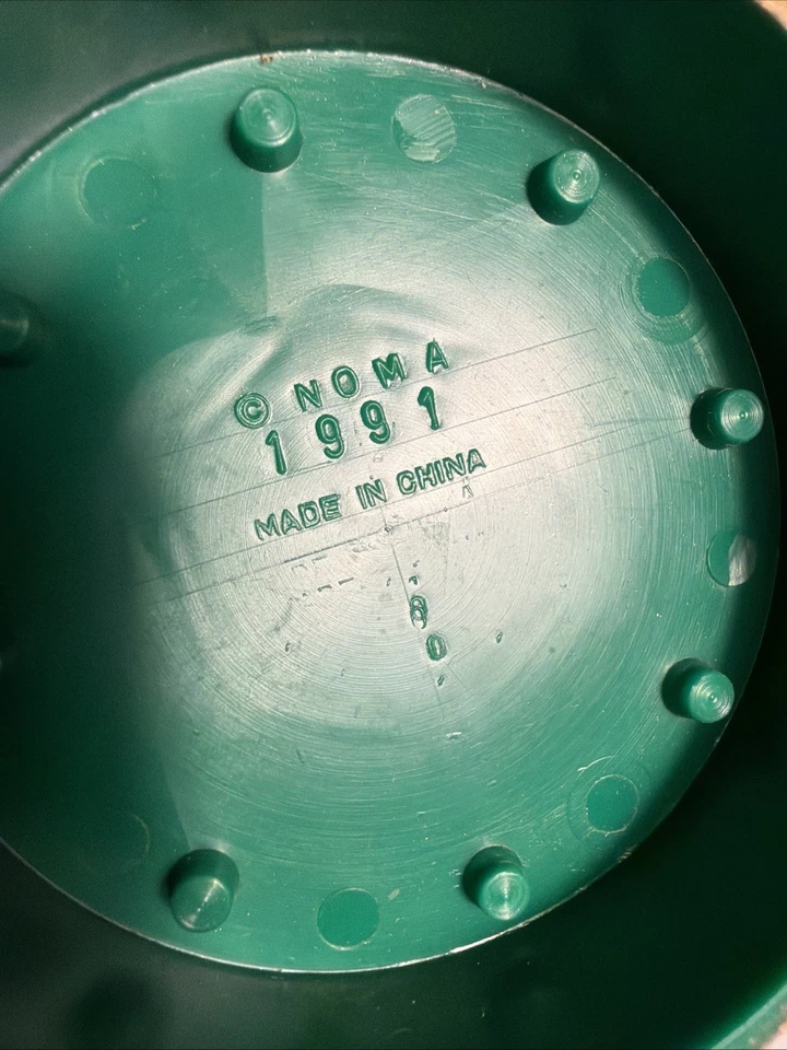 Винтажное рождественское украшение 1991 Noma Ornamotion карусель лошадь Merry Go Round  - Изображение 4 из 4