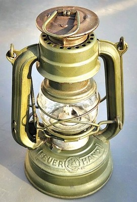 Ex Cond WWII Feuerhand Atom 75 Storm Lantern Germany Schott Jena