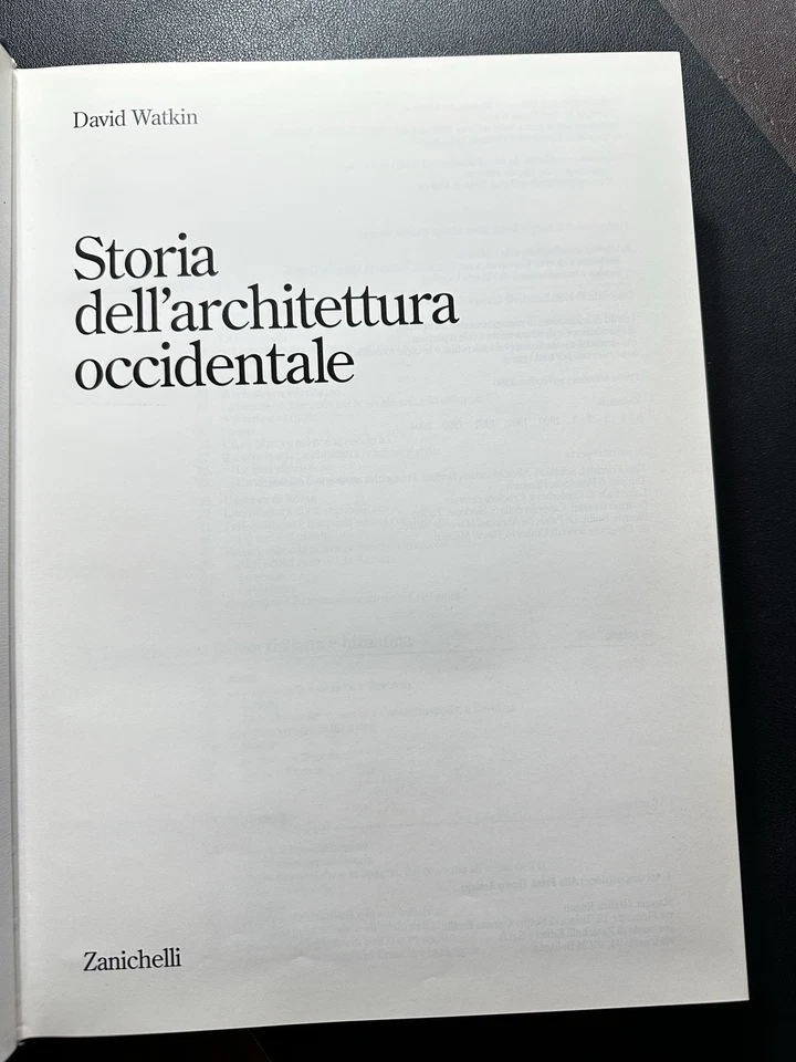 Storia dell'architettura occidentale. D. Watkin. Zanichelli ed. 1990. - Immagine 4 di 4
