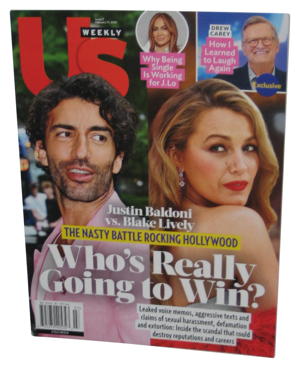 Us Weekly February 17 2025 Magazine Book Issue 7 - (Justin Baldoni vs Blake Live