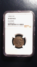 1920 D NGC XF BUFFALO NICKEL BETTER DATE CIRCULATED 5C Coin BUY IT NOW!